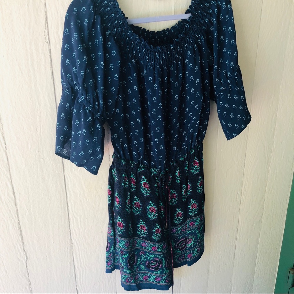 Anthropologie off the shoulder romper